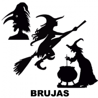 pegatinas de brujas